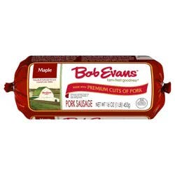 Bob Evans Premium Maple Pork Sausage Roll, 16 oz