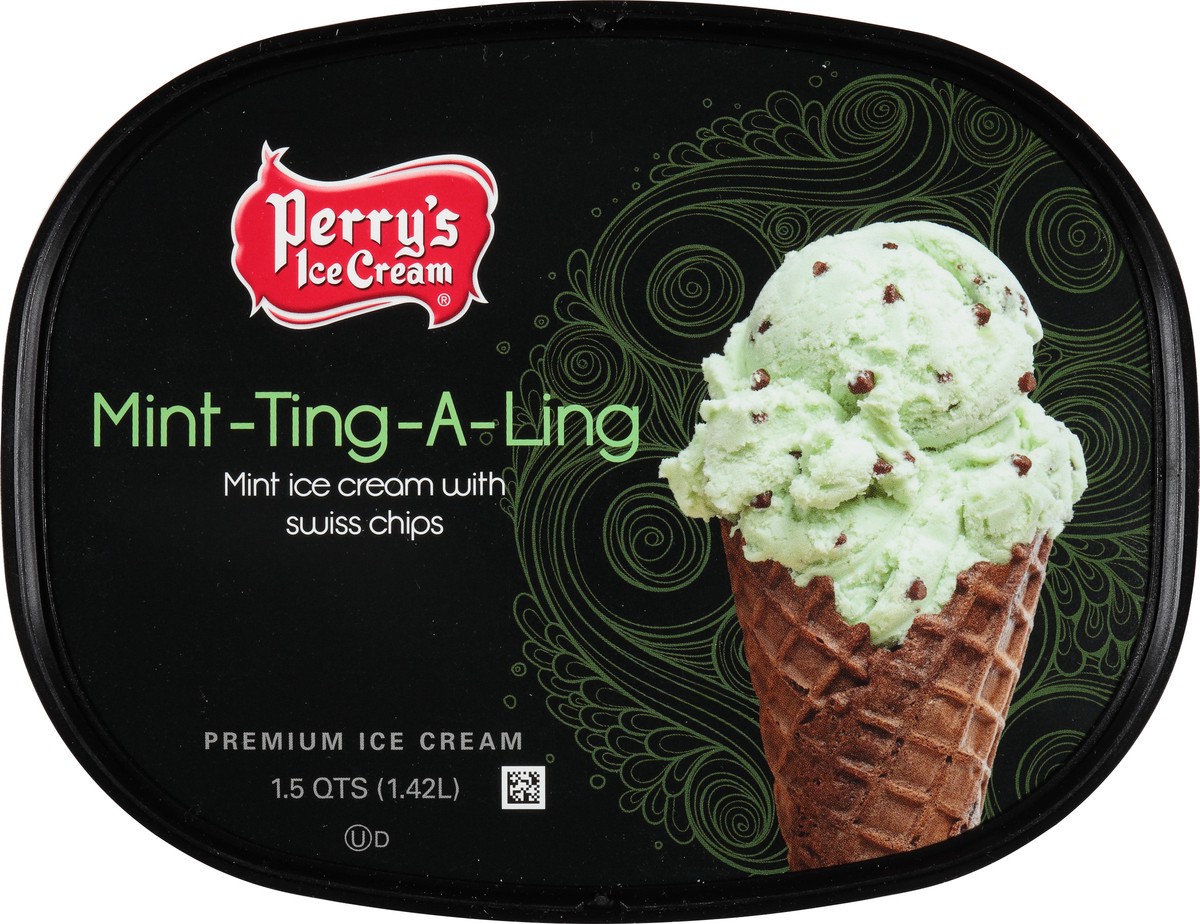 slide 8 of 14, Perry's Ice Cream Premium Mint-Ting-A-Ling Ice Cream 1.5 qt, 1.5 qt