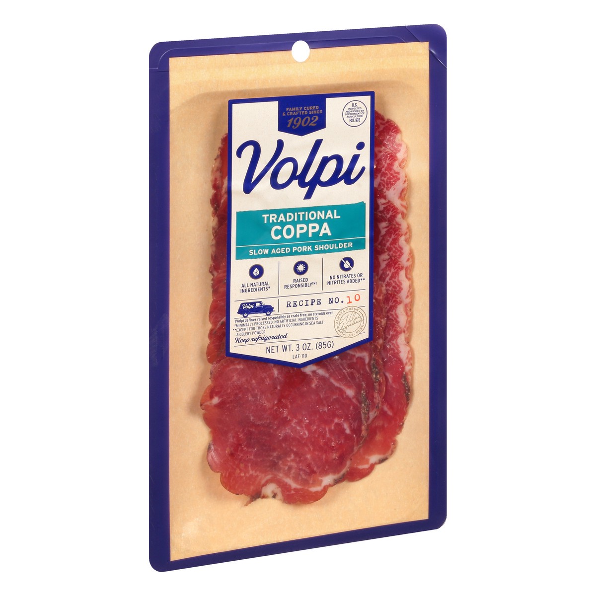 slide 11 of 13, Volpi Coppa | Slow Aged Pork Shoulder 3 oz, 3 oz