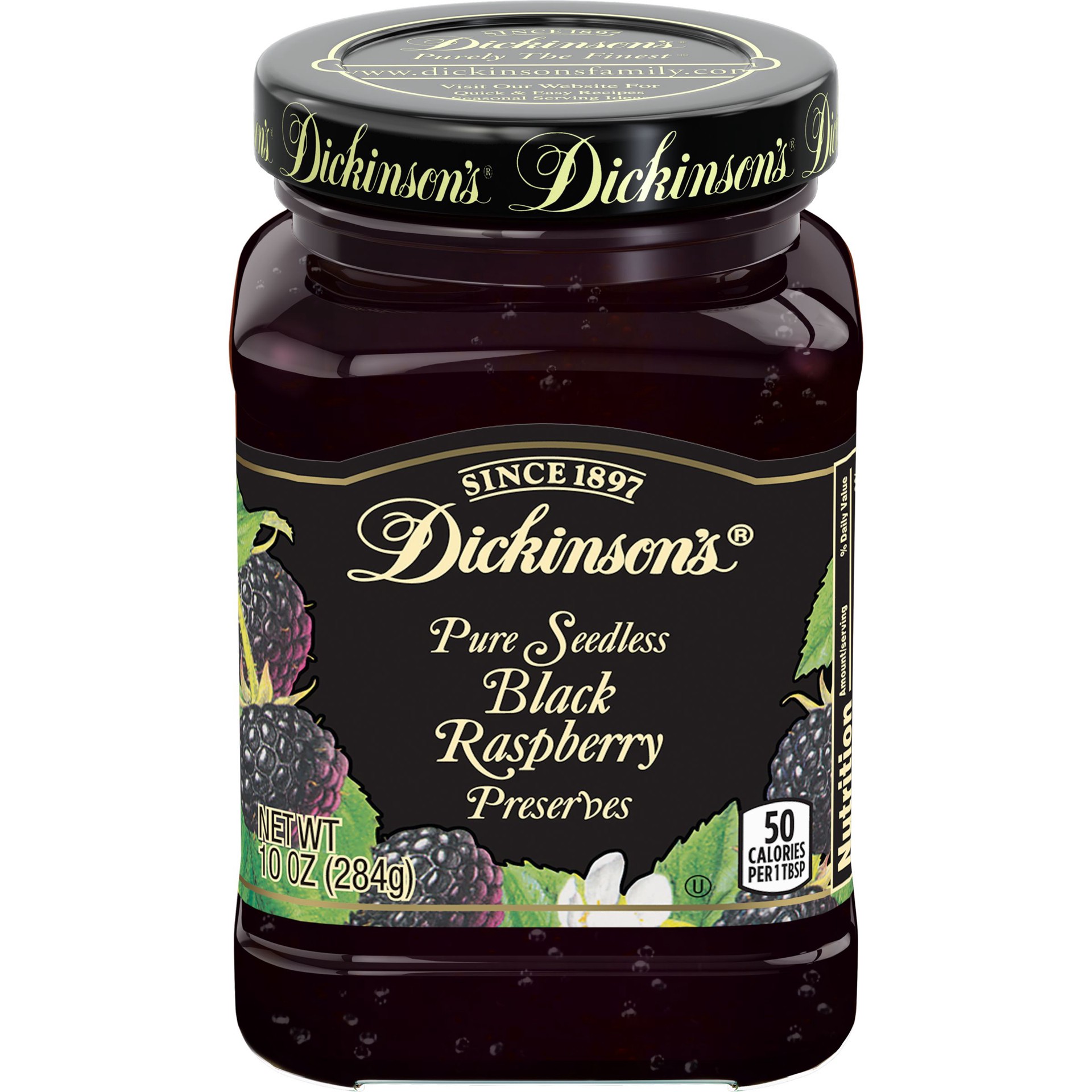 slide 1 of 6, Dickinson's Black Raspberry Preserves, 10 oz