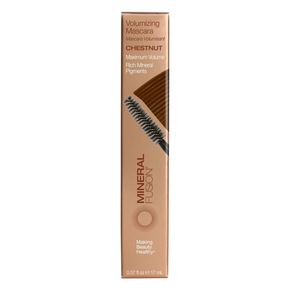 slide 2 of 4, Mineral Fusion Volumizing Mascara - Chestnut - 0.57 fl oz, 0.57 fl oz