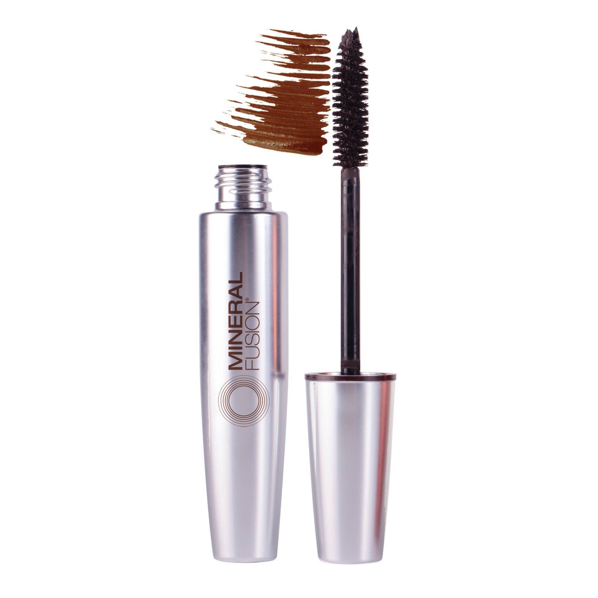 slide 1 of 4, Mineral Fusion Volumizing Mascara - Chestnut - 0.57 fl oz, 0.57 fl oz