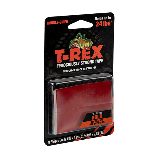 slide 1 of 1, T-Rex Extreme Tread Tape, 2 in. x 8 in., 3 ct