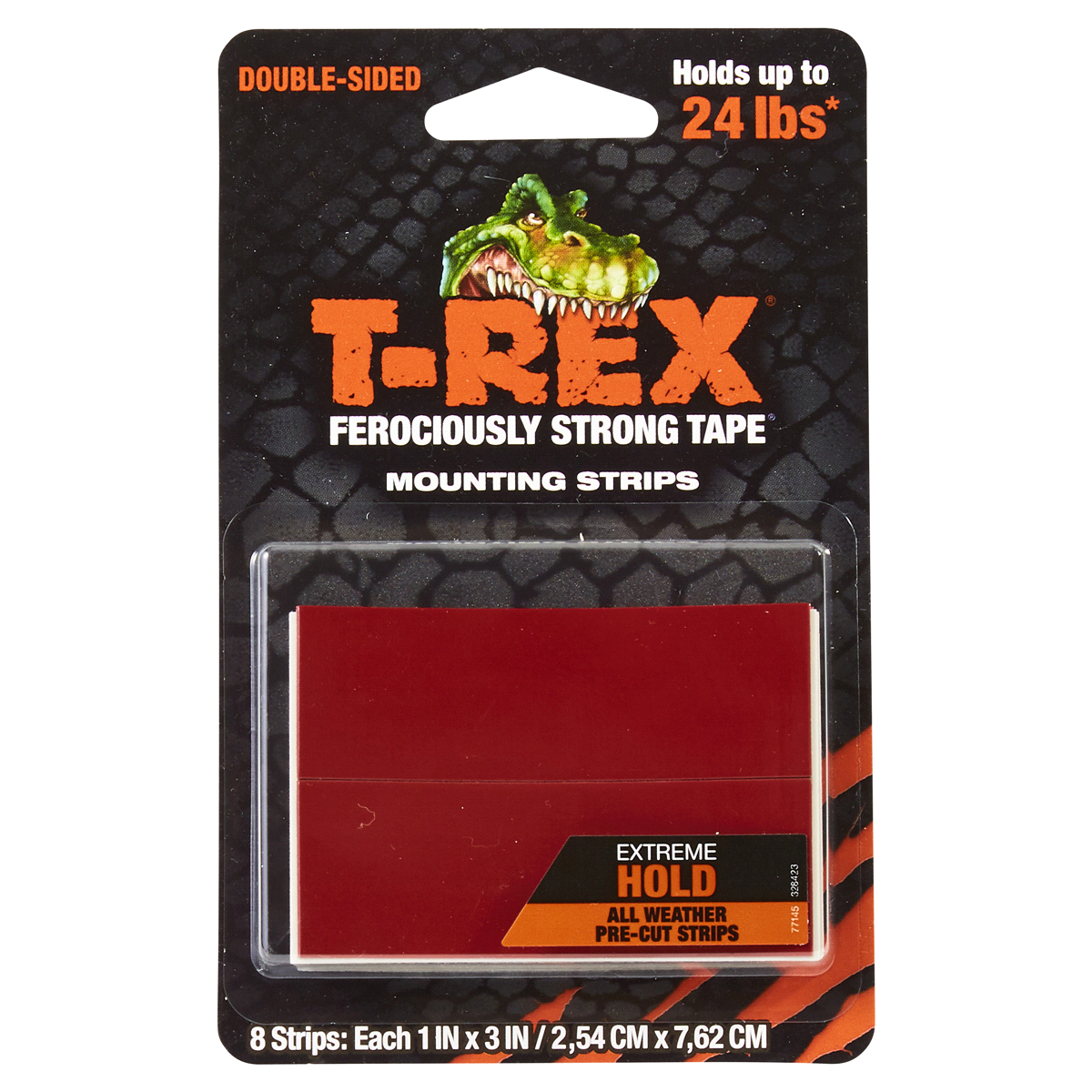 slide 1 of 5, T-Rex Extreme Tread Tape, 2 in. x 8 in., 3 ct