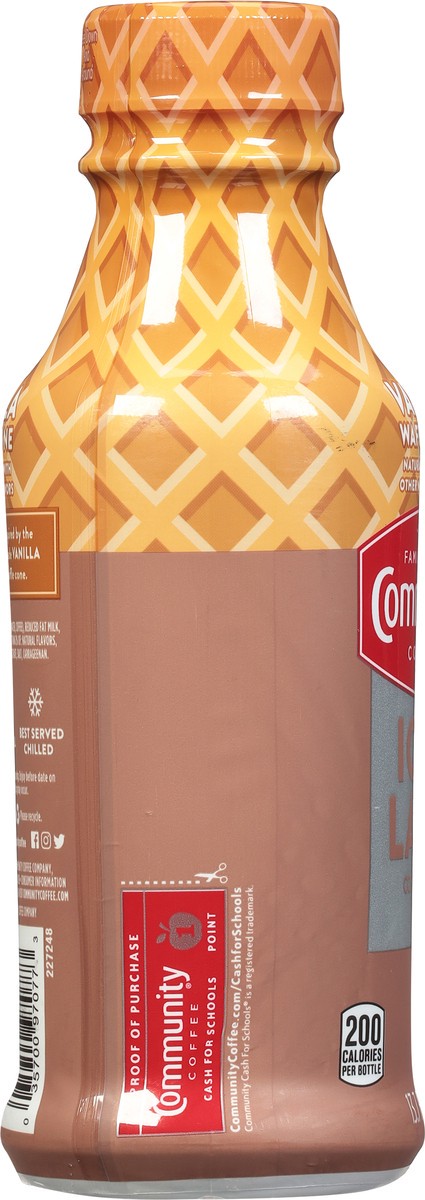 slide 9 of 11, Community Coffee Coffee Drink, Vanilla Waffle Cone, Iced Latte, 13.7 fl oz