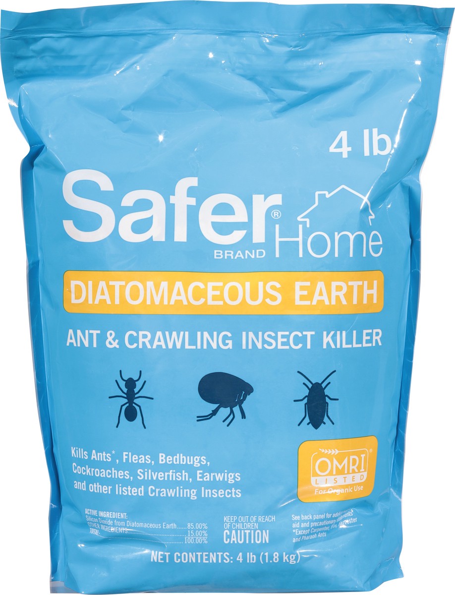 slide 4 of 12, Safer Diatomaceous Earth Ant & Crawling Insect Killer 4 lb, 4 lb