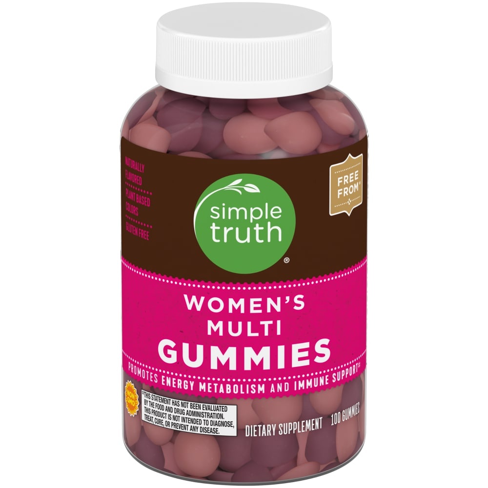 slide 1 of 1, Simple Truth Women's Multivitamin Gummies, 100 ct