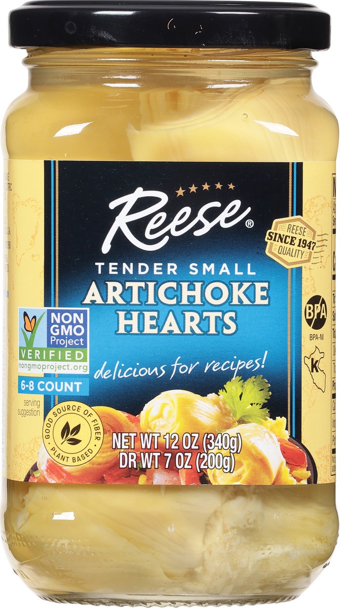 slide 8 of 11, Reese Tender Artichoke Hearts Small 12 oz, 12 oz