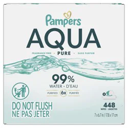 Pampers Sensitive Fragrance Free Wipes 504 ea