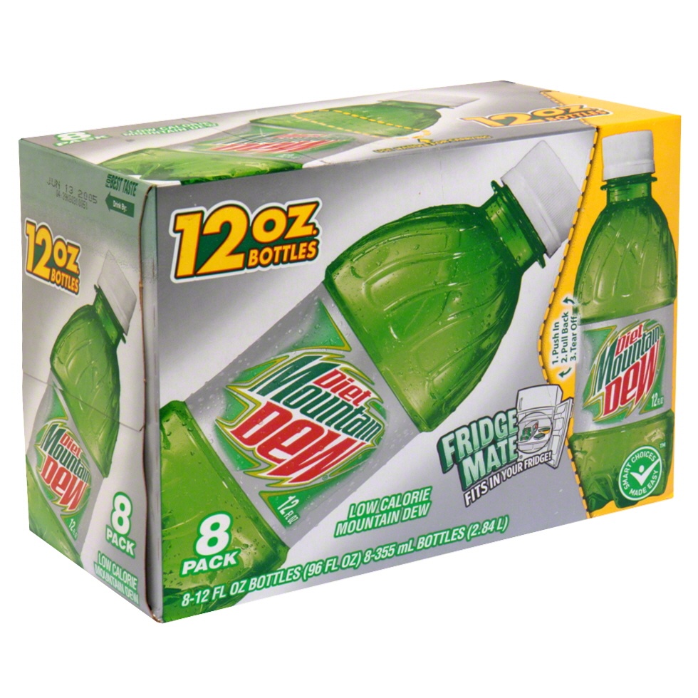 slide 1 of 1, Diet Mountain Dew - 8 ct; 12 oz, 8 ct; 12 oz