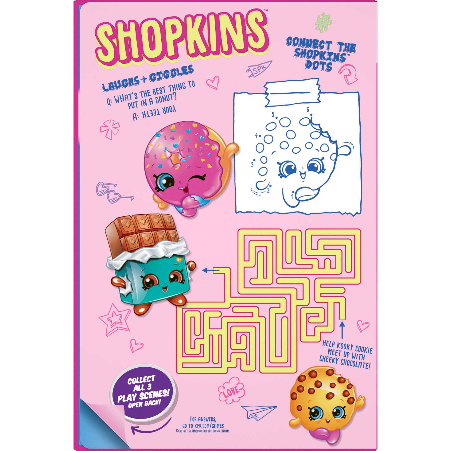 slide 2 of 3, Kellogg's Shopkins Cutie-O's Breakfast Cereal, 8.2 oz