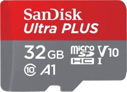 SanDisk Ultra PLUS microSDHC UHS-I Card with Adapter 32GB