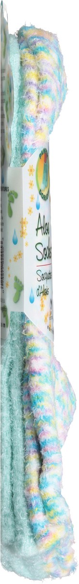 slide 2 of 11, Earth Therapeutics Green & Confetti Aloe Socks, 2 ct