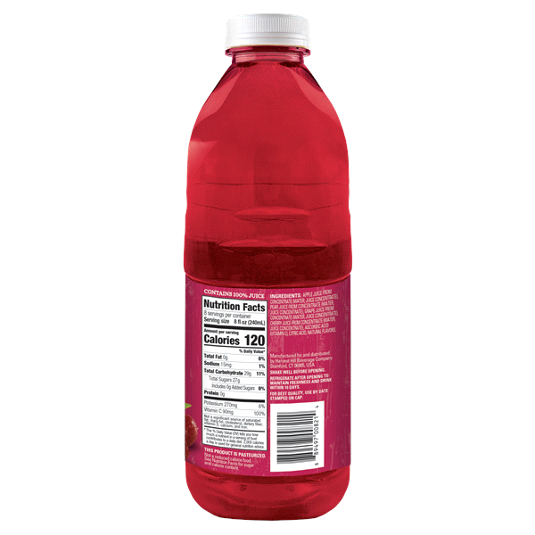 slide 11 of 13, Juicy Juice 100% Juice, Cherry, 64 FL OZ Bottle, 64 fl oz