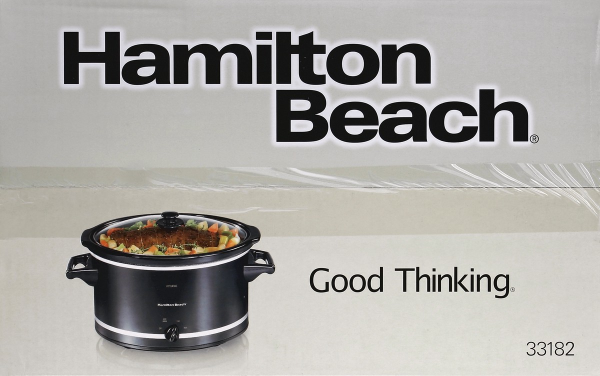 slide 4 of 5, Hamilton Beach With Lid 8Qt Oval Slow Cooker, 1 ct
