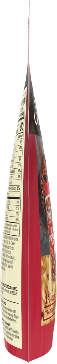 slide 3 of 14, Sargento McCormick Mozzarella & Parmesan Shredded Cheeses with Crushed Red Pepper, Traditional Cut, 7 oz., 7 oz