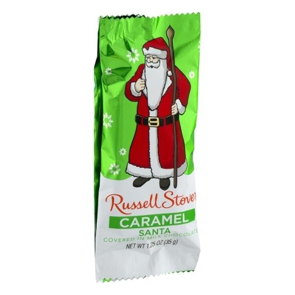 slide 1 of 1, Russell Stover Caramel Santa, 1.25 oz