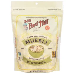 Bob's Red Mill Tropical European Style Gluten Free Muesli 14 oz