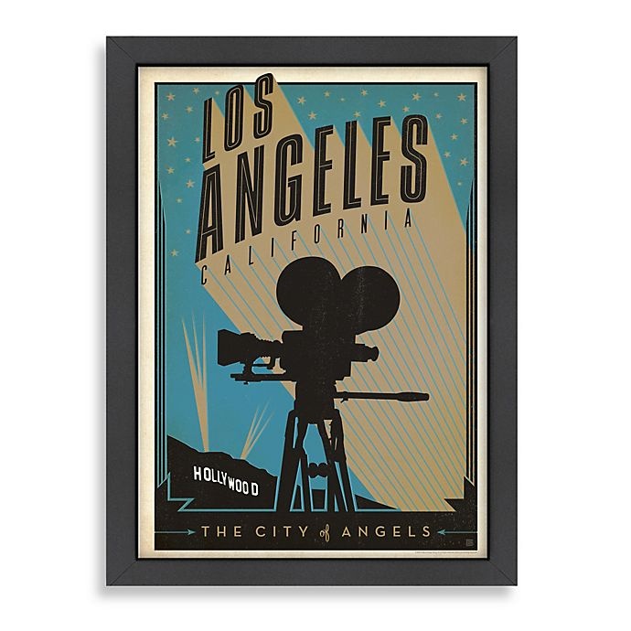 slide 1 of 1, Americanflat City of Angels Framed Wall Art, 1 ct