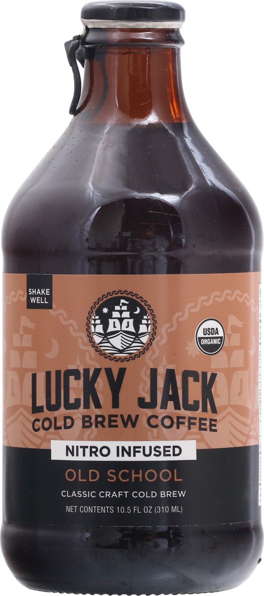 slide 1 of 4, Lucky Jack Nitro Infused Old School Cold Brew Coffee - 10.5 fl oz, 10.5 fl oz