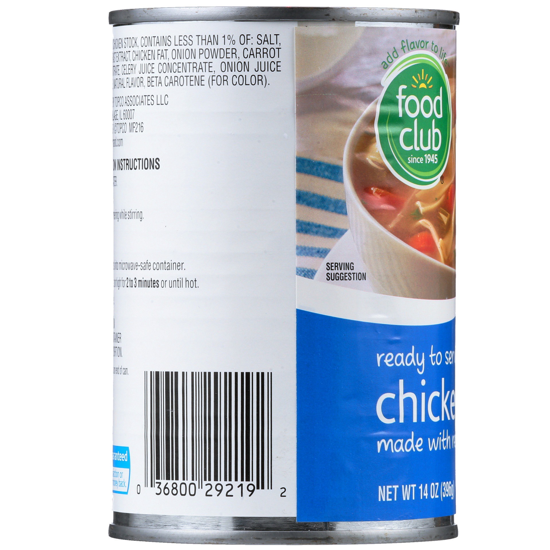 slide 3 of 6, Food Club Ready To Serve Chicken Broth, 14 oz