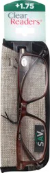 Clear Readers +1.75 Eyeglasses 1 ea Card