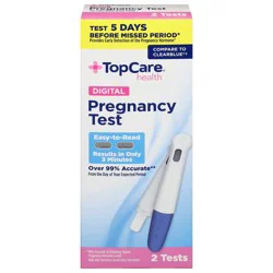 TopCare Health Digital Pregnancy Test 2 ea