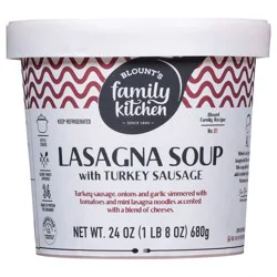 Blount's Family Kitchen Lasagna Soup with Turkey Sausage, 24 oz
