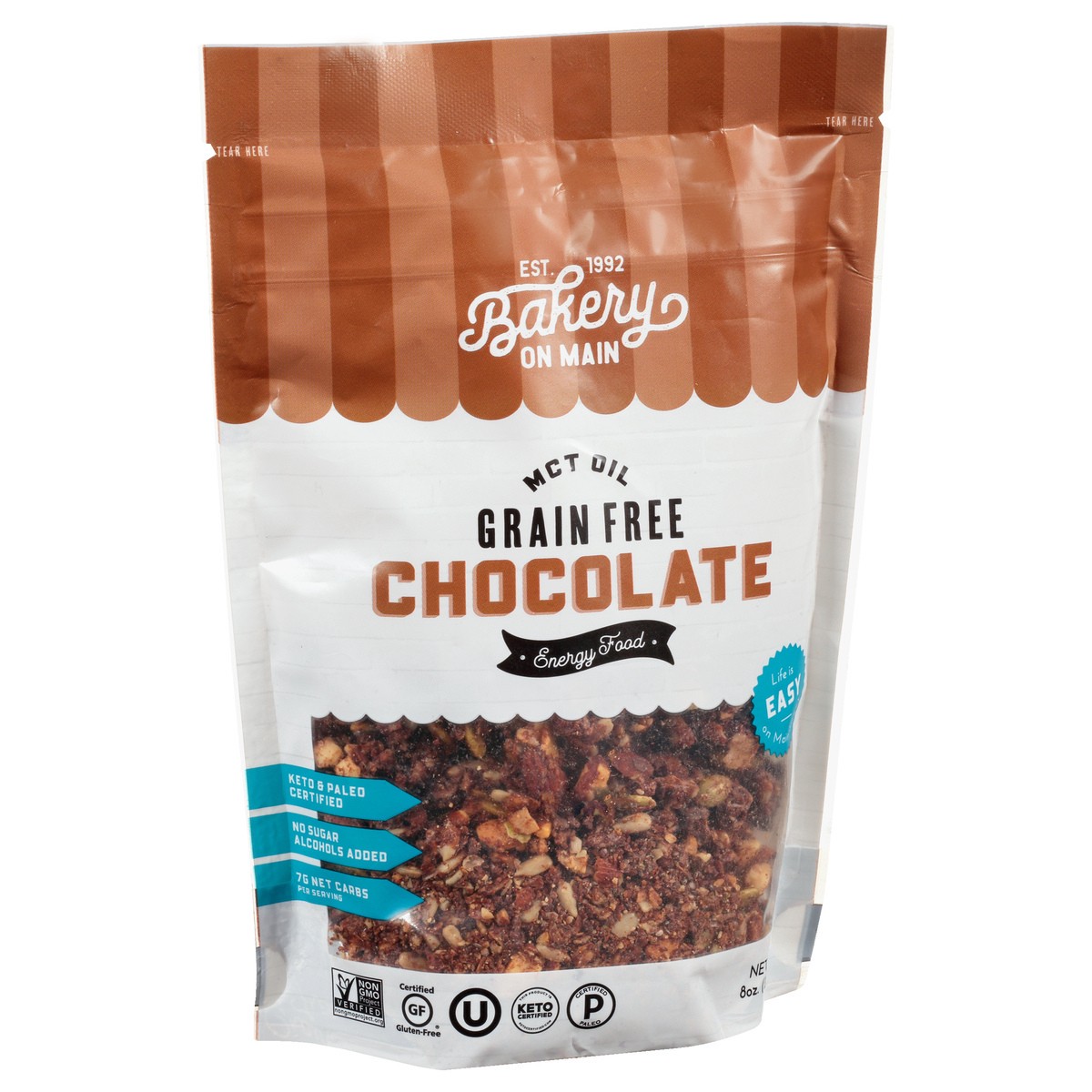 slide 2 of 10, Bakery On Main Grain Free Clusters Chocolate Trail Trek Granola, 8 ct