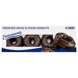 Entenmann's Frosted Devil's Food Donuts, 8 count, 17.5 oz
