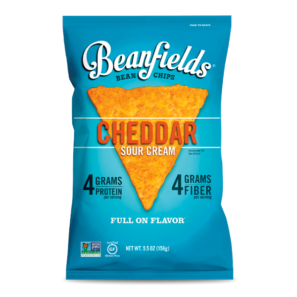 slide 1 of 1, Beanfields Bean Chips, Cheddar And Sour Cream, 5.5 oz