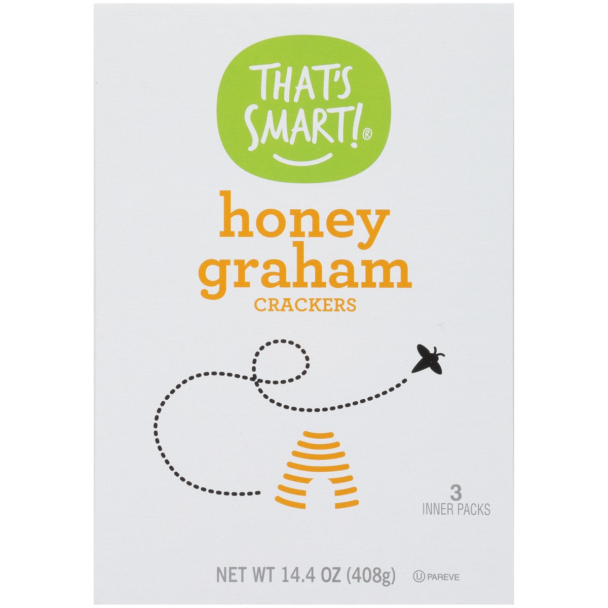 slide 4 of 9, That's Smart! Honey Graham Crackers, 14.4 oz