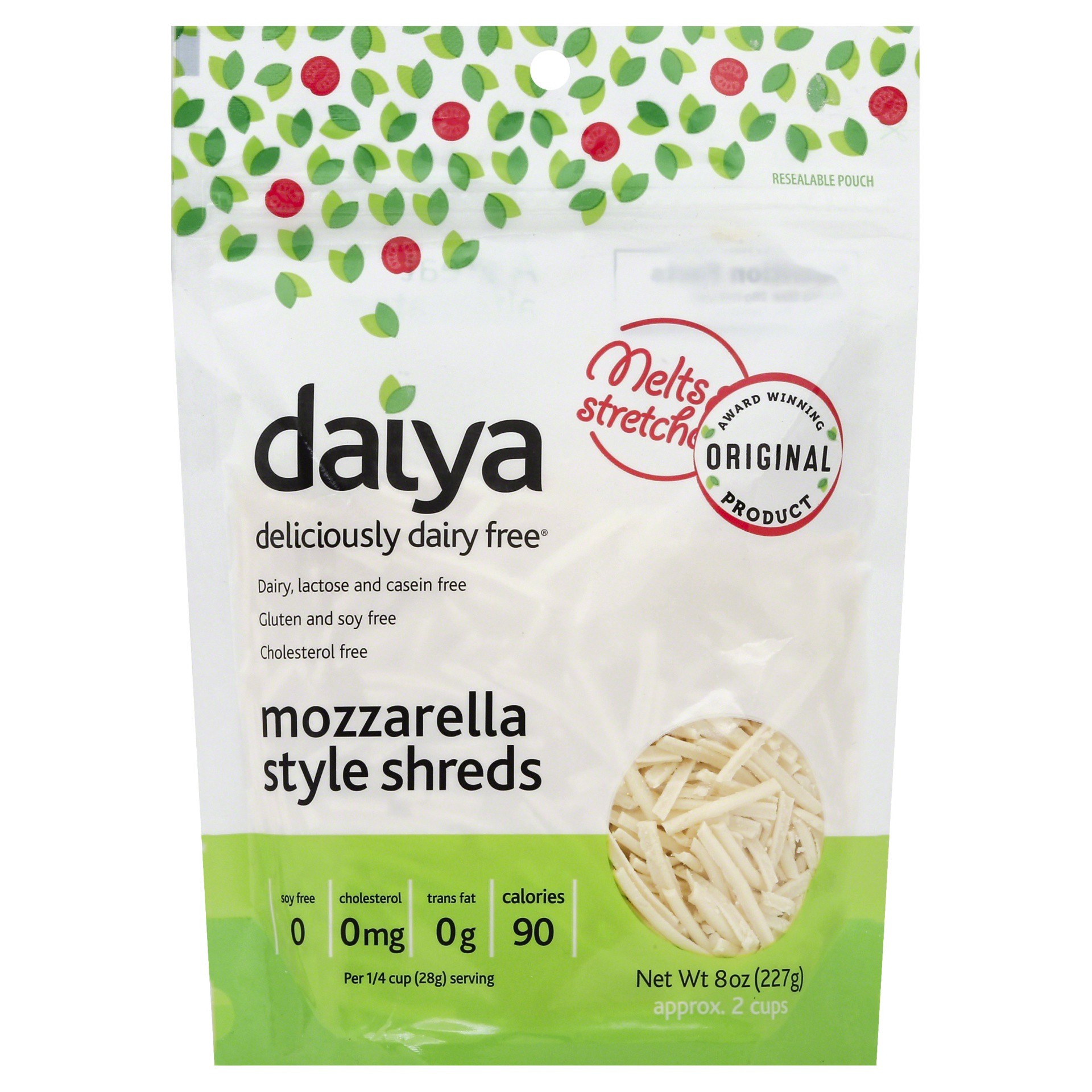 slide 1 of 1, Daiya Cutting Board Collection Mozzarella Style Shreds, 7.1 oz
