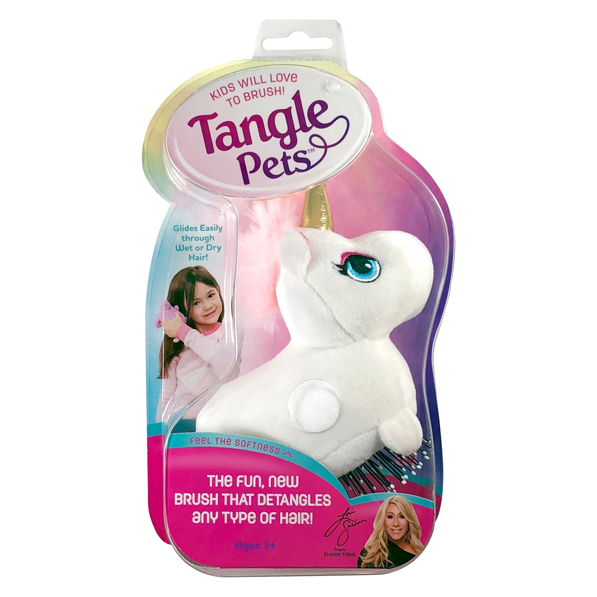 slide 1 of 1, As Seen on TV Tangle Pet Hair Brush - Unicorn, 1 ct