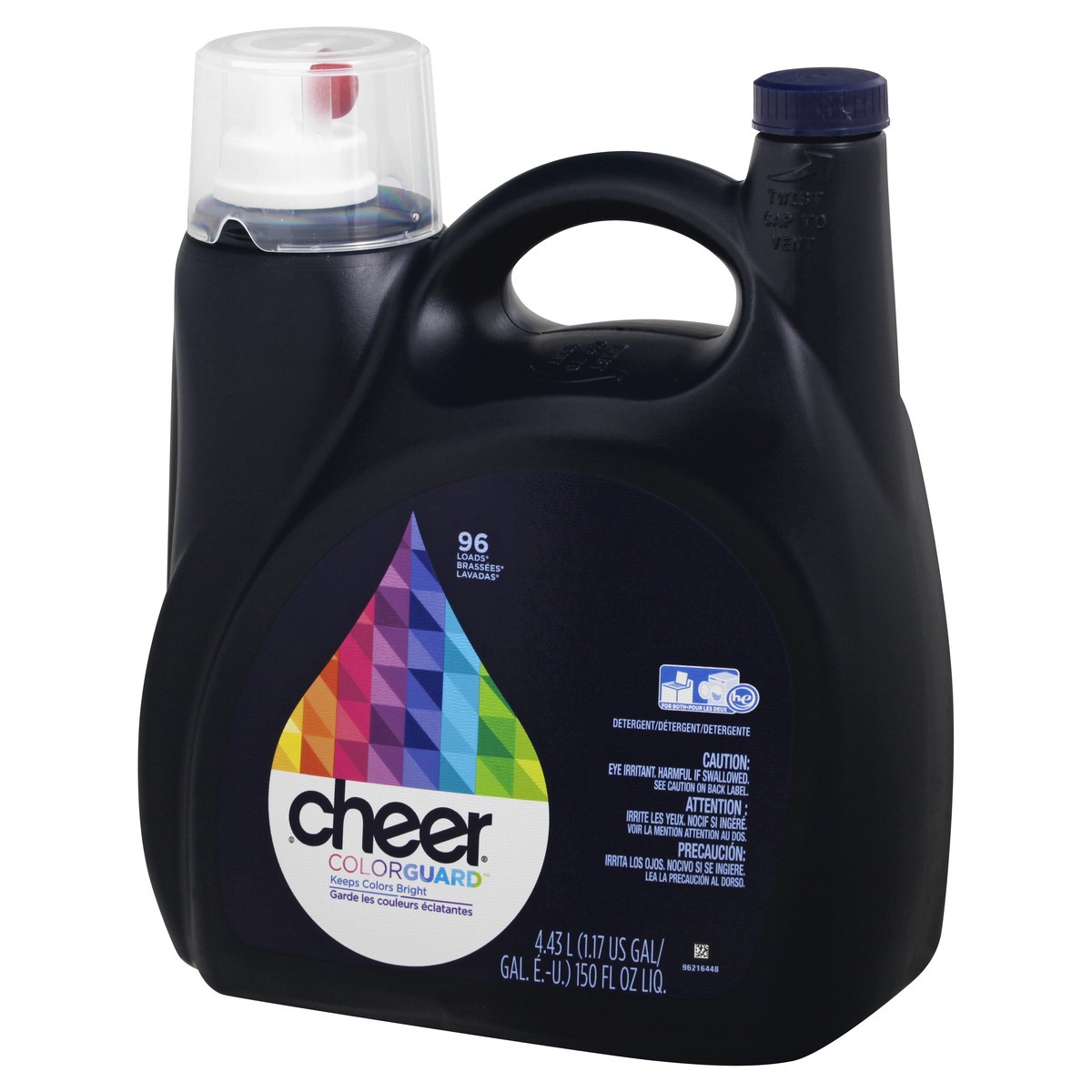 slide 3 of 9, Cheer ColorGuard Detergent 150 oz, 150 fl oz