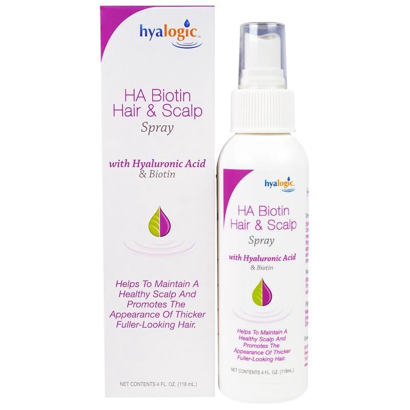 slide 1 of 1, Hyalogic Ha Biotin Hair And Scalp Spray, 4 fl oz