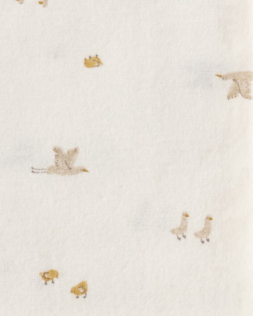 slide 4 of 5, Carter's Baby 4-Pack Stork Print Receiving Blankets Yellow OSZ, 1 ct