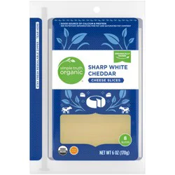 Simple Truth Organic Sharp White Cheddar Cheese Slices