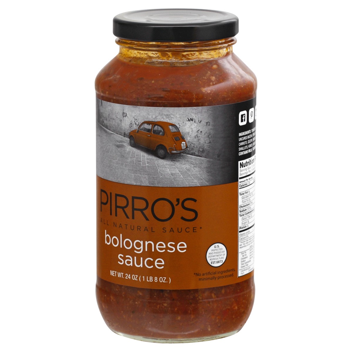 slide 11 of 12, Pirro's Sauce Pirros Bolognese Sauce - 24 Oz, 24 oz