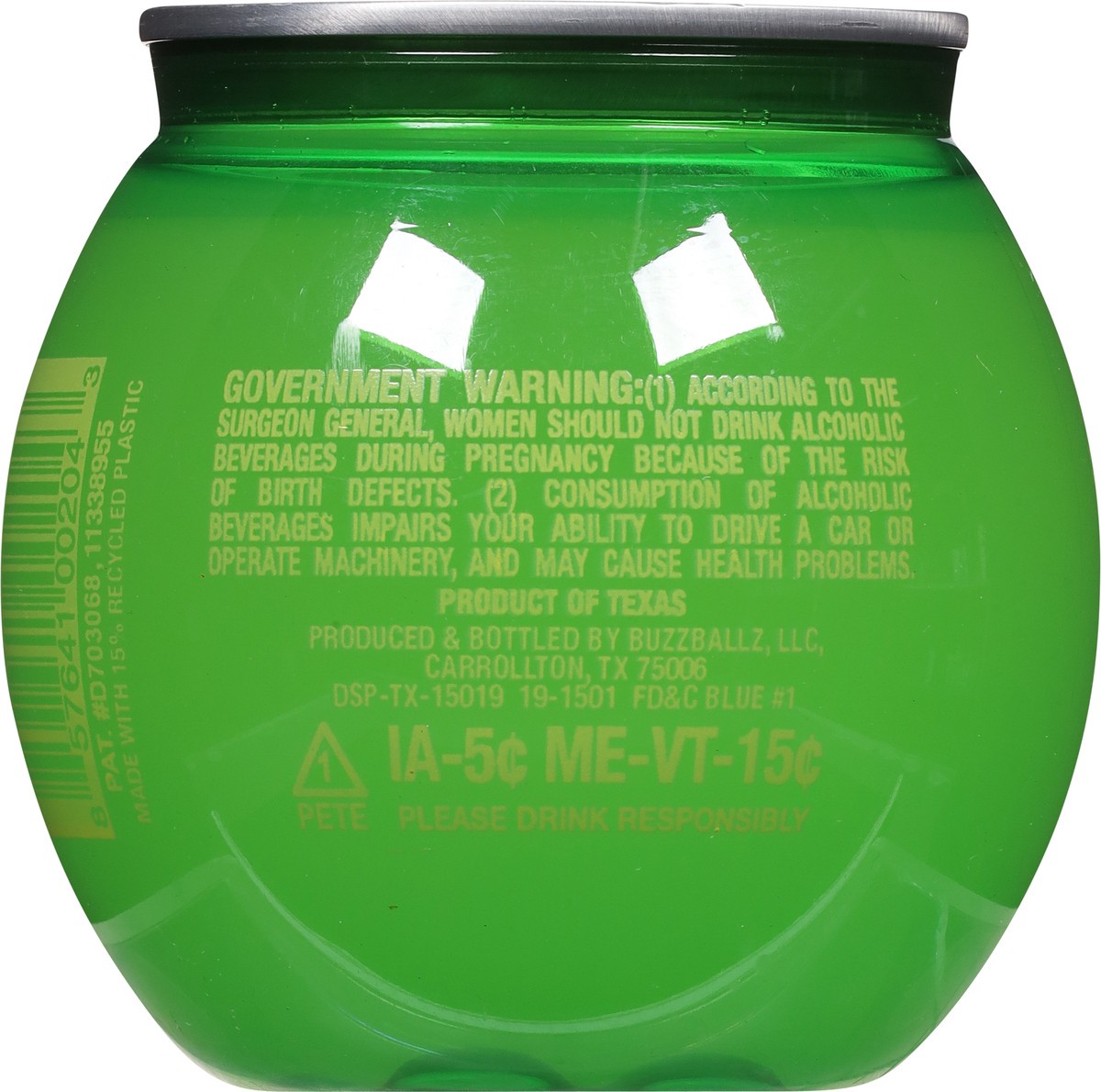 slide 9 of 9, BuzzBallz Tequila Rita, 200 ml