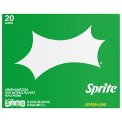 Sprite Cans, 12 fl oz, 20 Pack