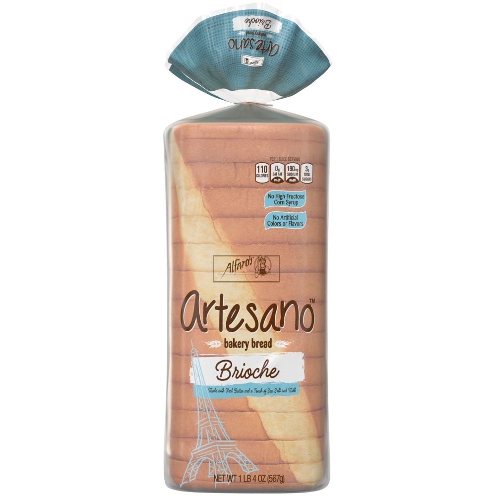 slide 1 of 1, Alfaro's Artesano Brioche Bakery Bread, 20 oz