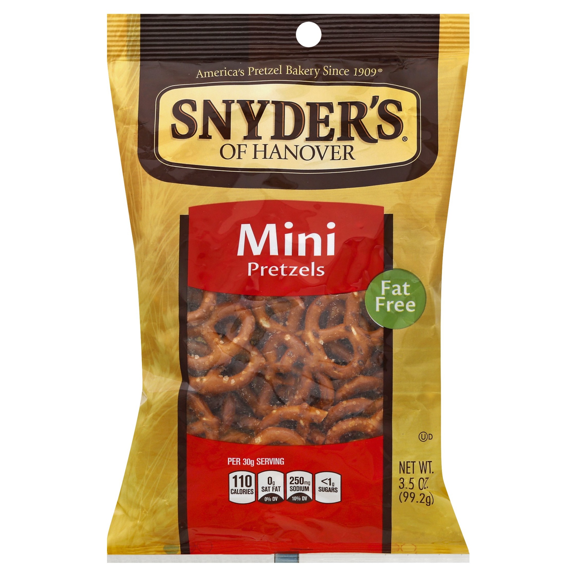 slide 1 of 1, Snyder's of Hanover Mini Pretzels, 3.5 oz