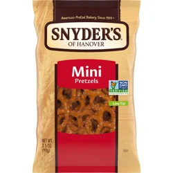 Snyder's of Hanover Mini Pretzels, 3.5 oz