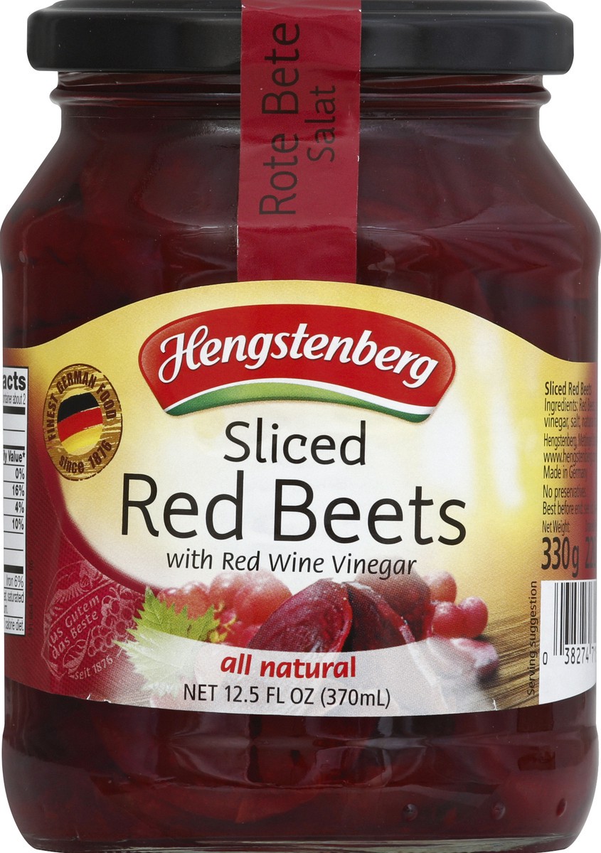 slide 2 of 2, Hengstenberg Red Beets 12.5 oz, 12 oz