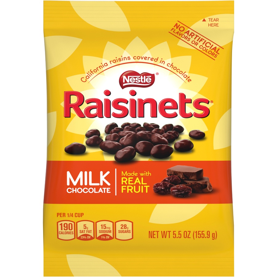 slide 1 of 6, Raisinets Milk Chocolate Covered Raisins, 5.5 oz