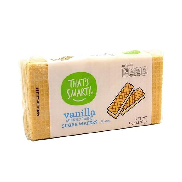 slide 1 of 1, That's Smart! Vanilla Sugar Wafers, 8 oz