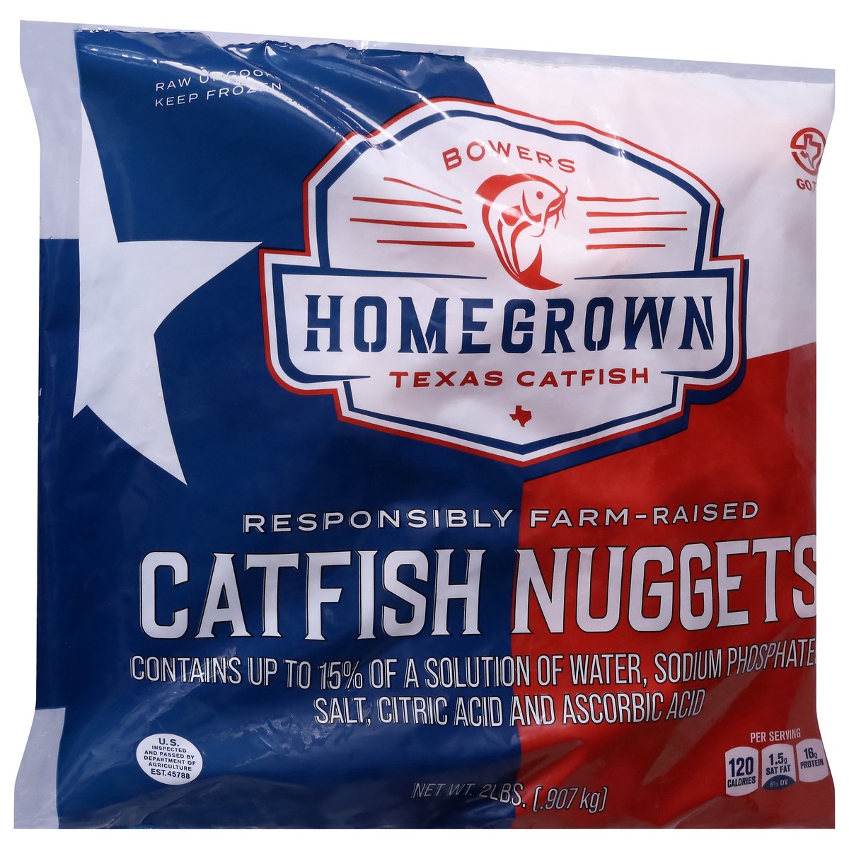slide 6 of 13, Bowers Homegrown Catfish Nuggets 2 lb, 2 lb