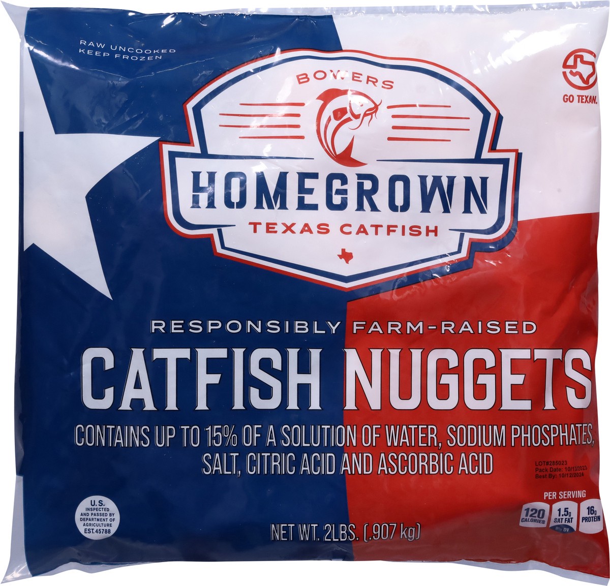 slide 4 of 13, Bowers Homegrown Catfish Nuggets 2 lb, 2 lb