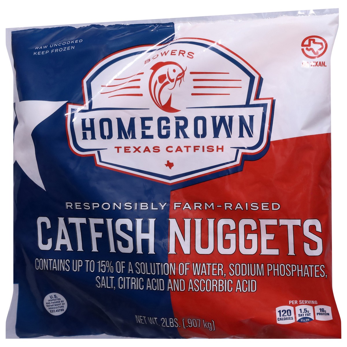 slide 2 of 13, Bowers Homegrown Catfish Nuggets 2 lb, 2 lb